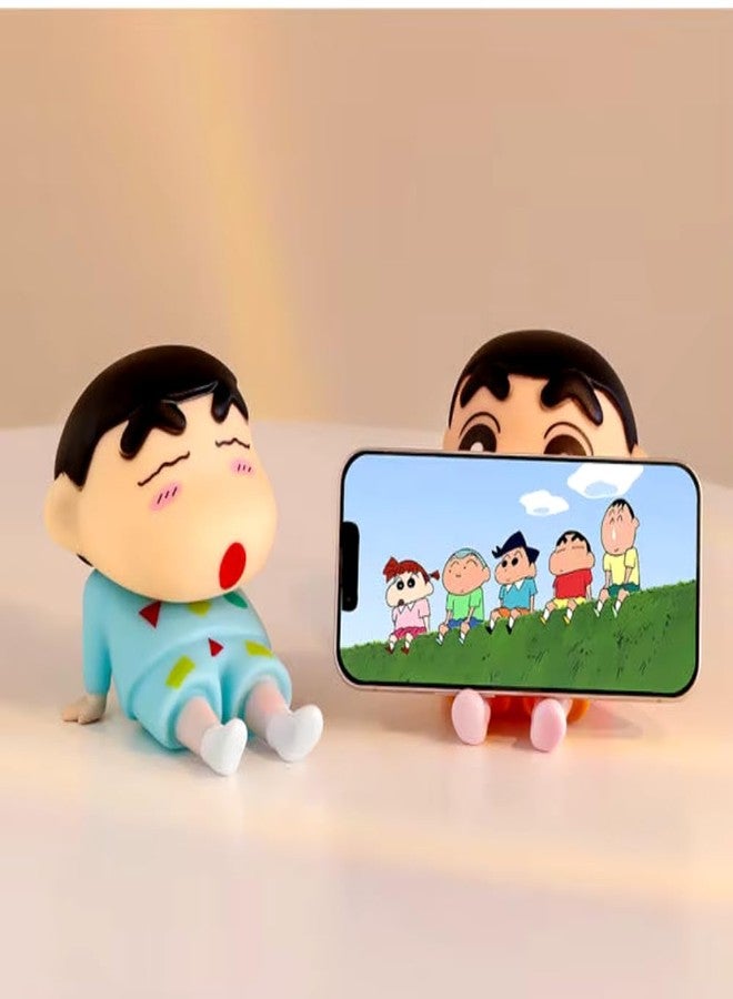 FUNFOB Shinchan Action Figure | Shin chan Figurine Cartoon Figures Toys for Boys & Girls PVC Multicolour (Shinchan Mobile H with Box (Red)) - Image 4